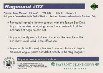 1998 Tampa Bay Devil Rays Stadium Set #28 Raymond Back