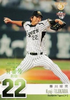 2013 BBM Uniform Number Biography #89 Kyuji Fujikawa Front