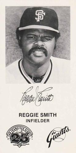 1982 San Francisco Giants 25th Anniversary #NNO Reggie Smith Front