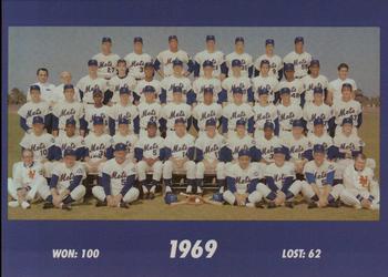 1993 The Wiz New York Mets 30 Years of Team Photos #NNO 1969 Front