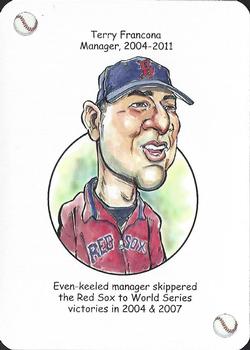 2015 Hero Decks Boston Red Sox Baseball Heroes Playing Cards #NNO Terry Francona Front