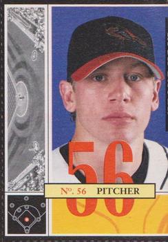 2002 Baltimore Orioles Program Cards #4 Rick Bauer Front