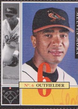 2002 Baltimore Orioles Program Cards #24 Melvin Mora Front