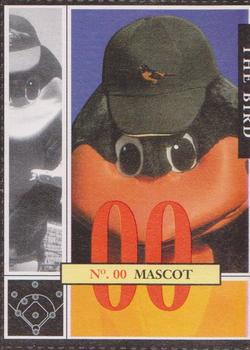 2002 Baltimore Orioles Program Cards #44 Oriole Bird Front