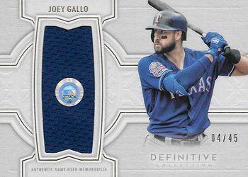 2020 Topps Definitive Collection - Jumbo Relic Collection #DJRC-JG Joey Gallo Front