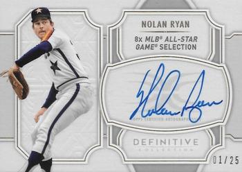 2020 Topps Definitive Collection - Legendary Autograph Collection #LAC-NR Nolan Ryan Front