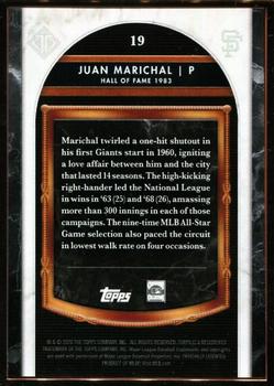2020 Topps Transcendent Collection Hall of Fame Edition - Hall of Fame Icons #19 Juan Marichal Back