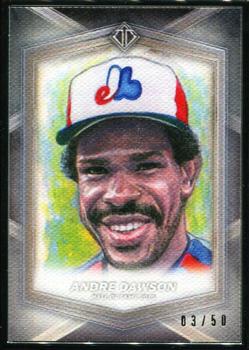 2020 Topps Transcendent Collection Hall of Fame Edition - Hall of Famers Sketch Reproductions #HOFR-AD Andre Dawson Front