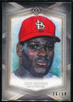 2020 Topps Transcendent Collection Hall of Fame Edition - Hall of Famers Sketch Reproductions #HOFR-BG Bob Gibson Front