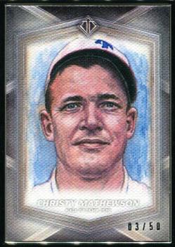 2020 Topps Transcendent Collection Hall of Fame Edition - Hall of Famers Sketch Reproductions #HOFR-CM Christy Mathewson Front