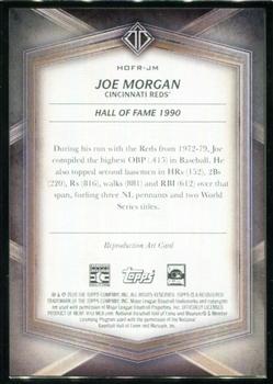 2020 Topps Transcendent Collection Hall of Fame Edition - Hall of Famers Sketch Reproductions #HOFR-JM Joe Morgan Back