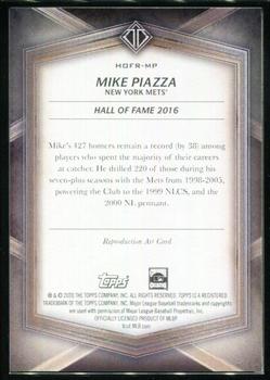 2020 Topps Transcendent Collection Hall of Fame Edition - Hall of Famers Sketch Reproductions #HOFR-MP Mike Piazza Back