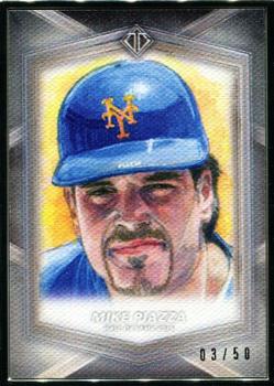 2020 Topps Transcendent Collection Hall of Fame Edition - Hall of Famers Sketch Reproductions #HOFR-MP Mike Piazza Front