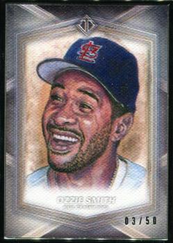 2020 Topps Transcendent Collection Hall of Fame Edition - Hall of Famers Sketch Reproductions #HOFR-OS Ozzie Smith Front