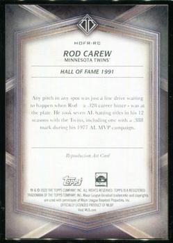 2020 Topps Transcendent Collection Hall of Fame Edition - Hall of Famers Sketch Reproductions #HOFR-RC Rod Carew Back