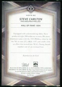2020 Topps Transcendent Collection Hall of Fame Edition - Hall of Famers Sketch Reproductions #HOFR-SC Steve Carlton Back