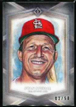 2020 Topps Transcendent Collection Hall of Fame Edition - Hall of Famers Sketch Reproductions #HOFR-SM Stan Musial Front