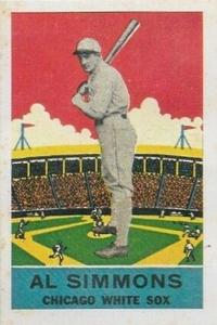 1933 DeLong Gum (R333) (reprint) #2 Al Simmons Front
