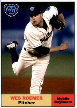 2010 Mobile BayBears #NNO Wes Roemer Front