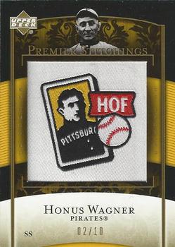 2007 Upper Deck Premier - Premier Stitchings Platinum #PS-42 Honus Wagner Front