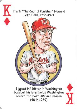 2013 Hero Decks Washington Senators & Nationals Baseball Heroes Playing Cards #K♣ Frank Howard Front