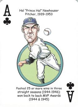 2016 Hero Decks Detroit Tigers Baseball Heroes Playing Cards #A♣ Hal Newhouser Front