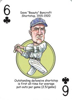 2013 Hero Decks Philadelphia Phillies Baseball Heroes Playing Cards #6♣ Dave Bancroft Front