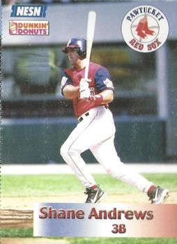2002 Dunkin' Donuts Pawtucket Red Sox #NNO Shane Andrews Front