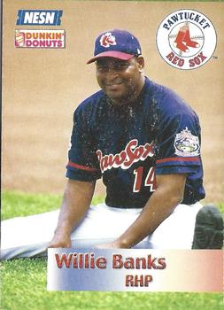 2002 Dunkin' Donuts Pawtucket Red Sox #NNO Willie Banks Front
