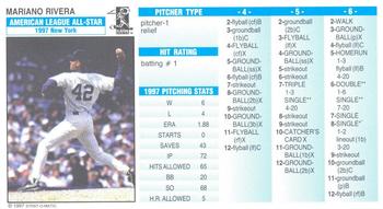 1997 Strat-O-Matic All-Stars #NNO Mariano Rivera Front