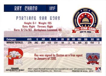 2010 Grandstand Eastern League All-Star Game Eastern Division #NNO Ray Chang Back