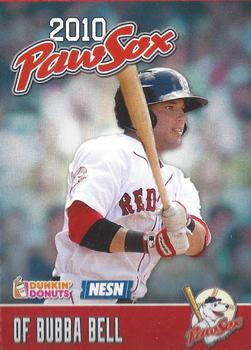 2010 Dunkin' Donuts NESN Pawtucket Red Sox #NNO Bubba Bell Front