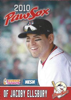 2010 Dunkin' Donuts NESN Pawtucket Red Sox #NNO Jacoby Ellsbury Front