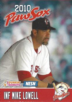 2010 Dunkin' Donuts NESN Pawtucket Red Sox #NNO Mike Lowell Front