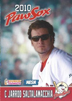 2010 Dunkin' Donuts NESN Pawtucket Red Sox #NNO Jarrod Saltalamacchia Front