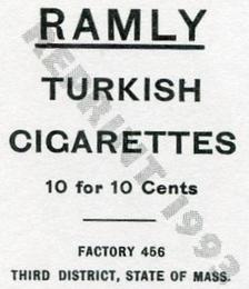 1993 1909 Ramly Cigarettes T204 (Reprint) #NNO Tom Reilly Back