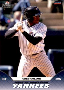 2010 Choice Scranton/Wilkes-Barre Yankees #5 Greg Golson Front