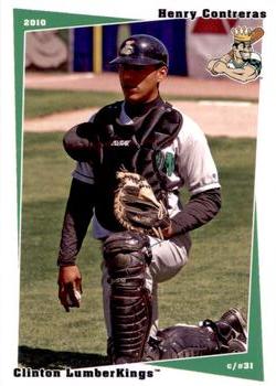2010 Grandstand Clinton LumberKings #NNO Henry Contreras Front