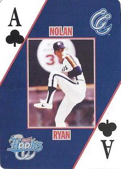 2007 Corpus Christi Hooks Playing Cards #A♣ Nolan Ryan Front
