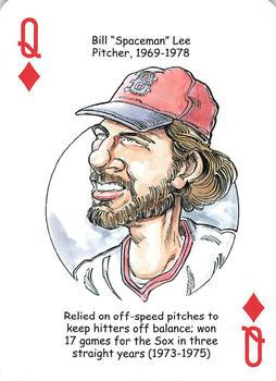 2007 Hero Decks Boston Red Sox World Champions Baseball Heroes Playing Cards #Q♦ Bill 