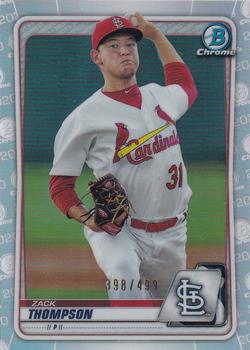2020 Bowman - Chrome Prospects Refractor #BCP-6 Zack Thompson Front