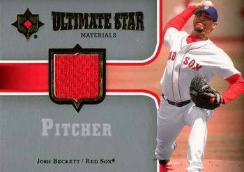 2007 Upper Deck Ultimate Collection - Ultimate Star Materials #SM-JB Josh Beckett Front