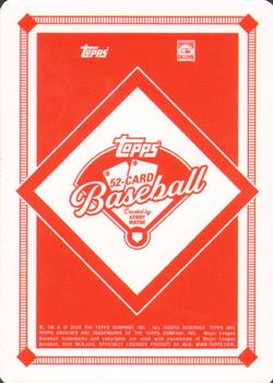 2020 Topps Kenny Mayne 52 Card Baseball Game Series 2 - Booster Pack #Q ball Wade Boggs Back