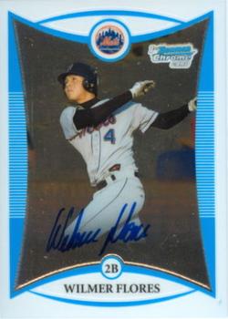 2008 Bowman Draft Picks & Prospects - Chrome Prospects #BDPP111 Wilmer Flores Front
