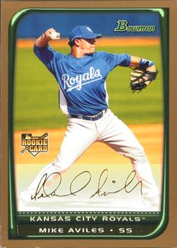 2008 Bowman Draft Picks & Prospects - Gold #BDP3 Mike Aviles  Front