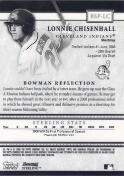 2008 Bowman Sterling - Prospects #BSP-LC Lonnie Chisenhall Back