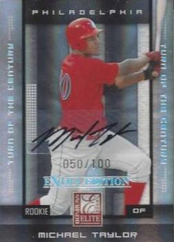 2008 Donruss Elite Extra Edition - Signature Turn of the Century #148 Michael Taylor Front
