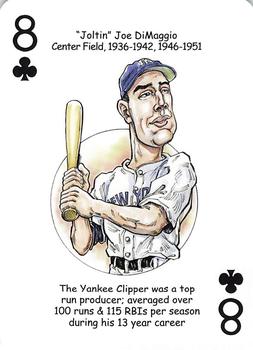 2008 Hero Decks New York Yankees Baseball Heroes Playing Cards (4th Edition) #8♣ 