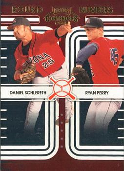 2008 Playoff Contenders - Round Numbers #2 Daniel Schlereth / Ryan Perry Front