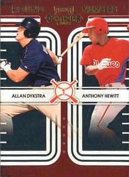 2008 Playoff Contenders - Round Numbers #3 Allan Dykstra / Anthony Hewitt Front